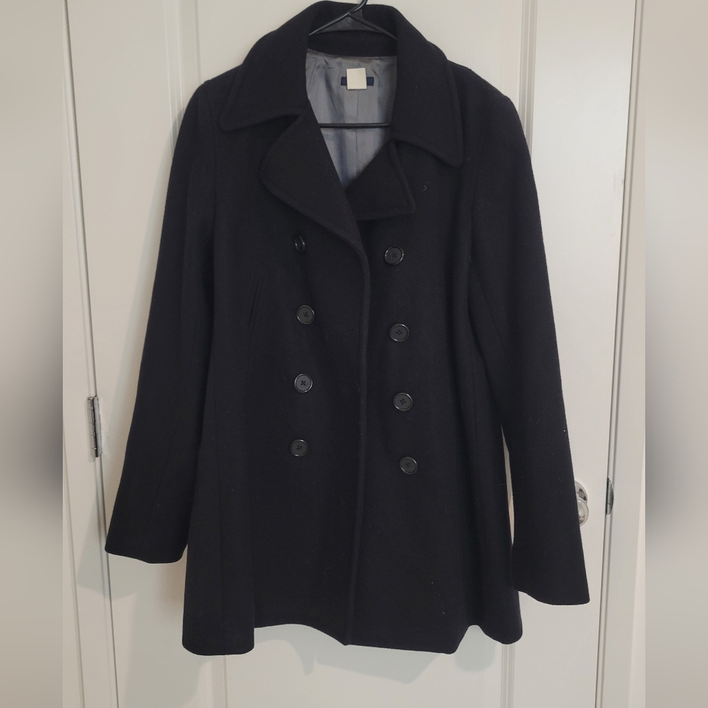 J. Crew Wool Coat Size Tall Medium